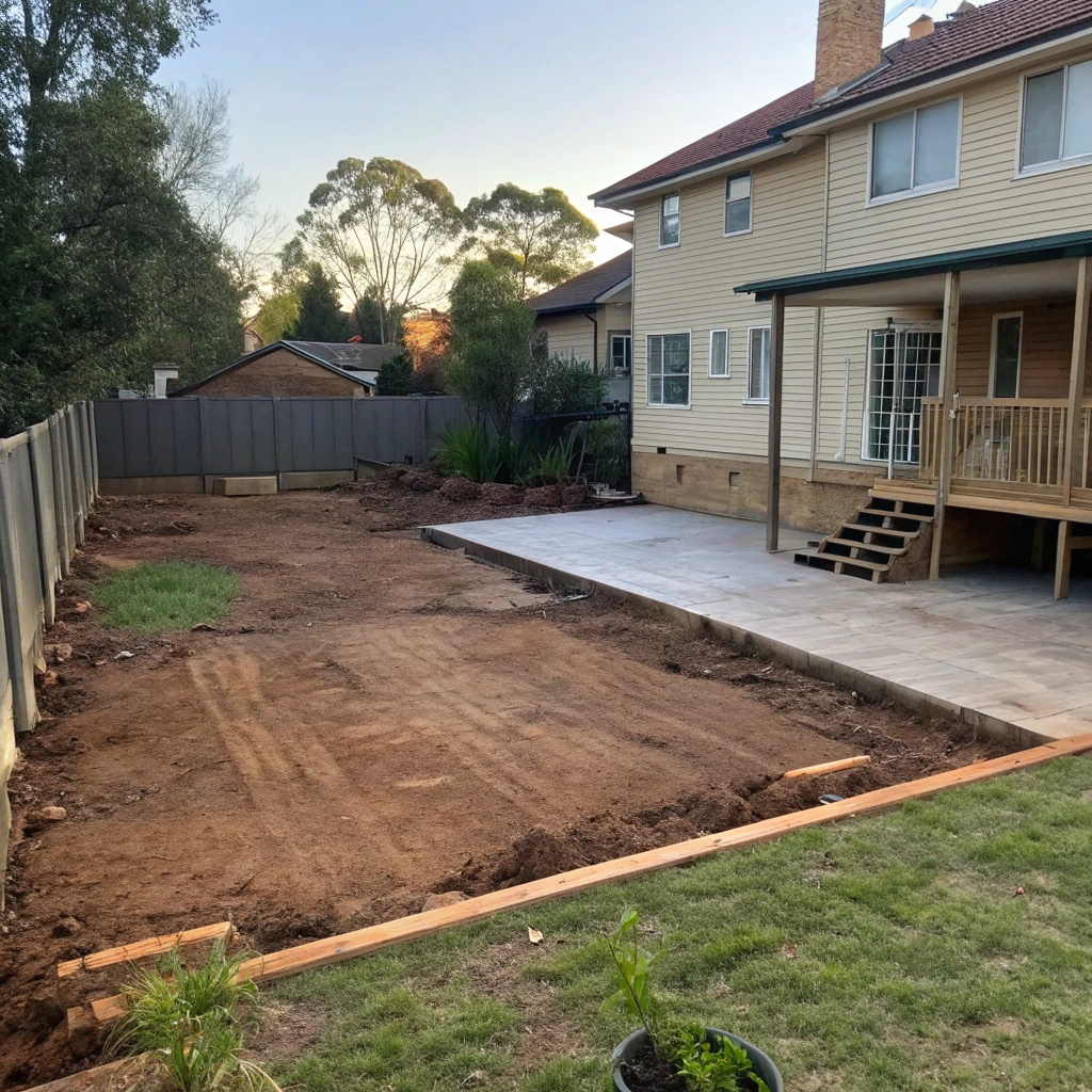 clean cleared site after deck removal Adelaide — yard ready for new build